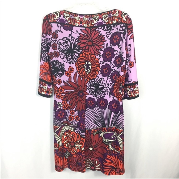 Donna Morgan Purple Floral Dress - Picture 3 of 5